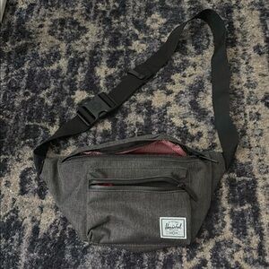 Herschel Supply Company Gray Belt Bag with Modern Design